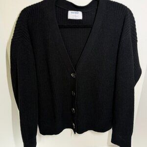 Black Knit Cardigan Sweater - Old Navy